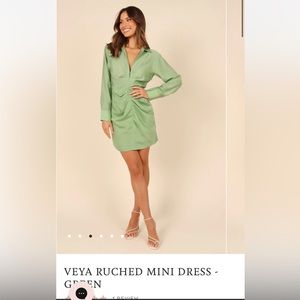 VEYA RUCHED MINI DRESS